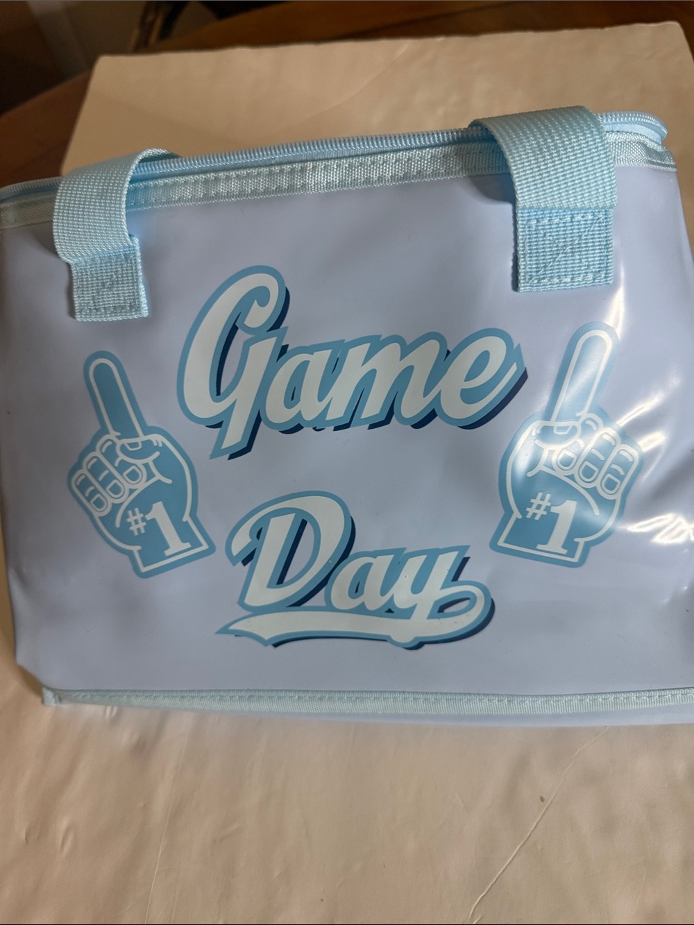 Game Day Insulated Lunch Tote - Light Blue